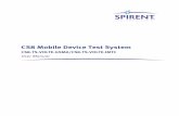 CS8 Mobile Device Test System - Spirent · IMS Message Flow .....5 2.3.1. Opening IMS Message Flow Scripts ... Spirent CS8 Mobile device Test System comes with Reference Test Packs