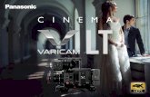 CINEMA - Panasonic USA · cinema-style shooting, and installs directly on the base plate. • The Grip Module (AU-VGRP1G, optional) also supports shoulder-mounted shooting. The grip