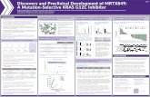 Discovery and Preclinical Development of MRTX849: CO69 A ... · A Mutation-Selective KRAS G12C Inhibitor CONCLUSIONS • Optimization of the warhead reactivity and naphthyl substituent