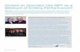 Should an Operator Use NPT as a Measure of Drilling ... Leader NPT article.pdf16 | The Clear Leader Should an Operator Use NPT as a Measure of Drilling Performance? About Peter Rushmore