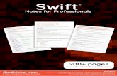 Swift Notes for Professionals - Kicker Swift Swift Notes for Professionals ¢â€‍¢ Notes for Professionals