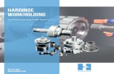 HARDINGE WORKHOLDING · 2019-12-18 · All expanding collets, except Model #100, take a machineable work stop that bolts directly to the expanding collet arbor or the machine’s