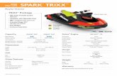 2020 SPARK TRIXX · 2020-03-30 · SPARK® TRIXX™ Offers double the range of the regular VTS™ for easier and more exaggerated tricks. High-quality, waterproof 50-watt Bluetooth‡