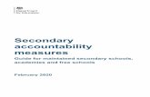 Secondary accountability measures...Secondary school performance measures Progress 8 Progress 8 was introduced in 2016 as the headline indicator of school performance. It aims to capture