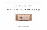 Bible Authority (1) - THE BIBLE WAYunderstandingthebibleway.com/uploads/3/1/9/7/3197617…  · Web viewBible Authority. Bob Harding. Table of Contents. Lesson LESSON TITLE Page