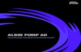 ALBIN PUMP AD...AD AIR OPERATED DOUBLE DIAPHRAGM PUMP At ALBIN PUMP, we are committed to improving the production processes and competitiveness of our customers by en-abling more effective