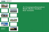 A Comprehensive Rail Rate Index for Grain · 2015-07-14 · view. This study creates a comprehensive rail rate index for grain that includes the pricing components inherent in grain