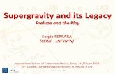 Supergravity and its Legacy 2-2.pdf · 2016-06-20 · Supergravity and its Legacy Prelude and the Play Sergio FERRARA (CERN – LNF INFN) International School of Subnuclear Physics,