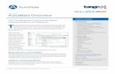 DATASHEET AutoMate Overview · 2018-06-25 · • Oracle ® • MySQL ... * Feature is exclusive to AutoMate Premium and AutoMate BPA Server The Automation Wheel gives you an overview