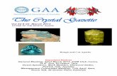 The Crystal Gazette 2013...11 Saltwater cultured bead nucleated pearl, developed in Japan 12 A type of gem, not very precious, often has unusual pattern Down 1 Common Gemstone Family,