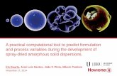 A practical computational tool to predict formulation and ... · A practical computational tool to predict formulation and process variables during the development of ... enhancing