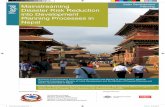 Safer Development Mainstreaming Planning Disaster Risk ... · Planning Commission, Ministry of Local Development and the Ministry of Physical Planning and Works, Government of Nepal