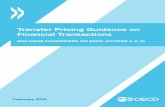 Transfer Pricing Guidance on Financial Transactions...analysis elaborates on both the accurate delineation and the pricing of the controlled financial transactions. Finally, Section