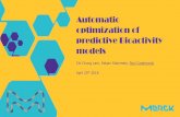 Automatic optimization of predictive Bioactivity models · Guido Bolick: Automatic Generation of Neural Network Architectures Using a Genetic Algorithm | 27.09.2016. 6 Comparing Global