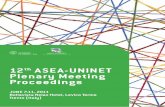 12 ASEA-UNINET Plenary Meeting Proceedingsasea-uninet.org/wp-content/uploads/meeting_12th... · Asean-European University Network, founded in 1994 12th ASEA-UNINET Plenary Meeting