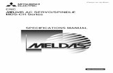 MELDAS is a registered trademark of Mitsubishi Electric … · 2006-06-21 · Do not let foreign objects enter the units or motors. In particular, if conductive objects such as screws