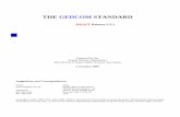 THE GEDCOM STANDARD · 2017-11-13 · 10. Grammar. This chapter defines the grammar for the GEDCOM format. The grammar is a set of rules that specify the character sequences that