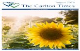 August 2016 The Carlton Timescarltonseniorliving.com/wp-content/uploads/2016/08/...The Carlton Times Sara L Warber of the University of Michigan has studied the benefits humans experience