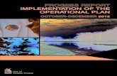 IMPLEMENTATION OF THE OPERATIONAL PLAN...Progress Report - Implementation of the Operational Plan October - December 2012 Code Our Commitment Status 1.1.01 Actively engage with the