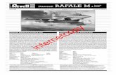 Dassault RAFALE Mmanuals.hobbico.com/rvl/80-4517.pdf®Dassault RAFALE M & bomb & rack 04517-0389 ©2012 BY REVELL GmbH & Co. KG. A subsidiary of Hobbico, Inc. PRINTED IN GERMANY Dassault