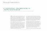 Gaining Robotics Advantage - Boston Consulting Group€¦ · | Gaining Robotics Advantage 4 prove not only the workers’ productivity but also their job satisfaction. Integrate robotics