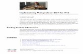 Implementing Multiprotocol BGP for IPv6 - CCIE 工程师社区 · 2016-07-01 · Implementing Multiprotocol BGP for IPv6 How to Implement Multiprotocol BGP for IPv6 4 SUMMARY STEPS