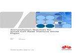 Transmission Solution for Small-Cell Base Stations White Paper - …/media/CNBG/Downloads... · 2015-11-15 · Transmission Solution for Small-Cell Base Stations White Paper H Issue