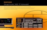 Sophos XG Firewall - Liquid Computing · 2018-04-16 · multiple XG, SG, and Cyberoam appliances then with Sophos iView, you can. Sophos XG Firewall 1. Security features you can’t