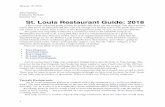 St. Louis Restaurant Guide: 2018pages.wustl.edu/files/pages/imce/nachbar/stl_restaurant_guide_18.pdf · Fratellini, Lombardo’s, and Bar Italia. A pleasant, scruffier alternative