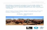 FINAL REPORT - FutureBeef...Desktop research project to provide data on liveweight and liveweight gain in the beef cattle sector in Queensland and the Northern Territory Steven Bray,