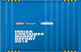 INDIAN CONTAINER MARKET REPORT - Logisticscontainersindia.in/pdf/INDIAN CONTAINER MARKET REPORT-2019.pdf · INDIAN CONTAINER MARKET REPORT- 2019 Market Segmentation-2019 Major Vs