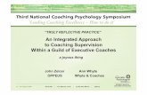 a joyous thing John Zelcer Ann Whyte · 2. Co-supervision where two peers provide supervision to each other 3. Peer supervision in a group setting – where a group of experienced
