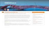 ONESOURCE Determination Why automate with ONESOURCE? · 2020-01-29 · ONESOURCE Determination Integration for Microsoft Dynamics GP When you buy or sell goods and services around