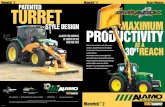 Alamo Industrial - ALLOWS FOR MOWING IN FRONT …...All Alamo Industrial Kits include: Exclusive under-mount design - Large slewing bearing is utilized for enhanced boom maneuverability