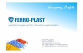 FERRO-PLASTSince 1978 FERRO-PLAST S.r.l. has been a leading Italian expert distributor in Masterbatches and Polymer Additives In 2000 FERRO-PLAST S.r.l. starts the distribution of