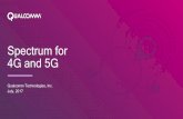 Spectrum for 4G and 5G1109wu1wibuvhcjukfcngz6g-wpengine.netdna-ssl.com/wp... · 2017-10-06 · References in this presentation to “Qualcomm” may mean Qualcomm Incorporated, Qualcomm