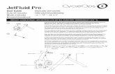18456E JetFluid Manual - CycleOps · 2013-08-13 · 1 montage et rÉglage de e l’appareil d’entraÎnement montaje del aparato de entrenamiento montage van uw trainingstoestel