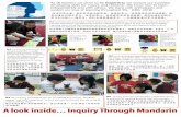 A Look Inside Inquiry Through Mandarin class · PDF file 2019-10-06 · A look insideÉ Inquiry Through Mandarin G5 Cindy, from the G5 Student Leadership group, is helping G1 reading