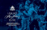 MELBOURNE UNITED CORPORATE HOSPITALITY · 10 Corporate Hospitality Corporate Hospitality 11 ALL STAR Our most flexible catering package, the All Star hospitality is a great way to