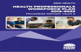 HEALTH PROFESSIONALS WORKFORCE PLAN 2012-2022 · State-wide workforce modelling for medical, nursing, allied health and small but critical workforces, to support local workforce planning.
