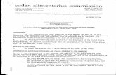 codex alimentarius commissionof Food Hygiene recommended by the Codex Alimentarius Commission", noting that at an appro-priate time reference would be made to the revised "General