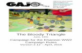 Offered by GAJO Games gajominis@aol.com … · 2015-03-28 · 3/26/2015 Khamsin Bloody Triangle 1941, GAJO Games 5 1.0 Order of Battle (continued) Force Changes / Restrictions –