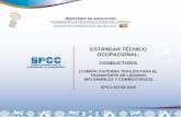MINISTERIO DE EDUCACION - Inicio | Formación Técnica Profesional Bolivia · 2017-01-16 · Licencia de conducir categoría “C” vigente. Carnet de capacitación SMS Roseta de