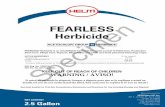 79131 book art - helmagro.com · FEARLESS Herbicide is an emulsiﬁable herbicide for weed control in Field Corn, Production Seed Corn, Silage Corn, Popcorn, Miscanthus and other