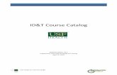 ID&T Course Catalog TCourse Catalog - USF Healthhsc.usf.edu/NR/rdonlyres/CE41B718-05E1-43ED-8978-38DEEE...Instructional Design and Training (IDT), as part of the new USF health information