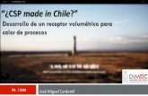 ¿CSP made in Chiledimec.uchile.cl/web/wp-content/uploads/2018/12/CHARLA-5... · 2018-12-10 · escoria de cobre absorbe el calor del aire y lo almacena para poder ocuparlo en cualquier