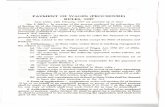 PAYMENT O* WAGES (PROCEDURE) RULES, 1937 · 2019-03-18 · PAYMENT O* WAGES (PROCEDURE) RULES, 1937 New Delhi, 24th February, 1937 (as amended up to date) No. L 3067:— In exercise
