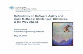 Reflections on Software Agility and Agile Methods: Challenges, Dilemmas… · 2005-05-11 · Reflections on Software Agility and Agile Methods: Challenges, Dilemmas, & the Way Ahead