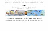 DBQ - Dysart High School · Web viewDysart Unified School District #89 DBQ Document Based Question Grade 5, Form A European Exploration of the New World “ We are a product of the
