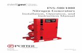 INS-500/1000 Nitrogen Generators - Potter Electric Signal ... · 6 INS-500 INS-1000 • 5403645 • REV F • 09/19 System Overview Key Terms Potter IntelliGen™ Nitrogen Generators